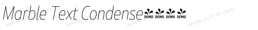 Marble Text Condense字体转换